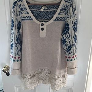 Free people tunic sweater